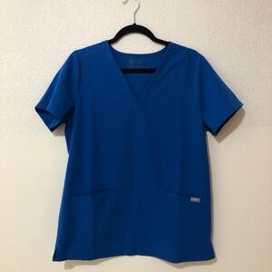 Figs Women's Royal Blue Scrubs Set